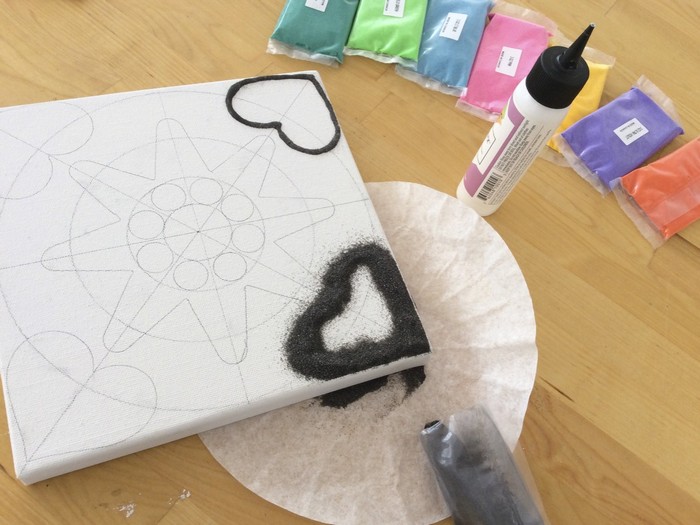 How to make Mandala Sand Art 14